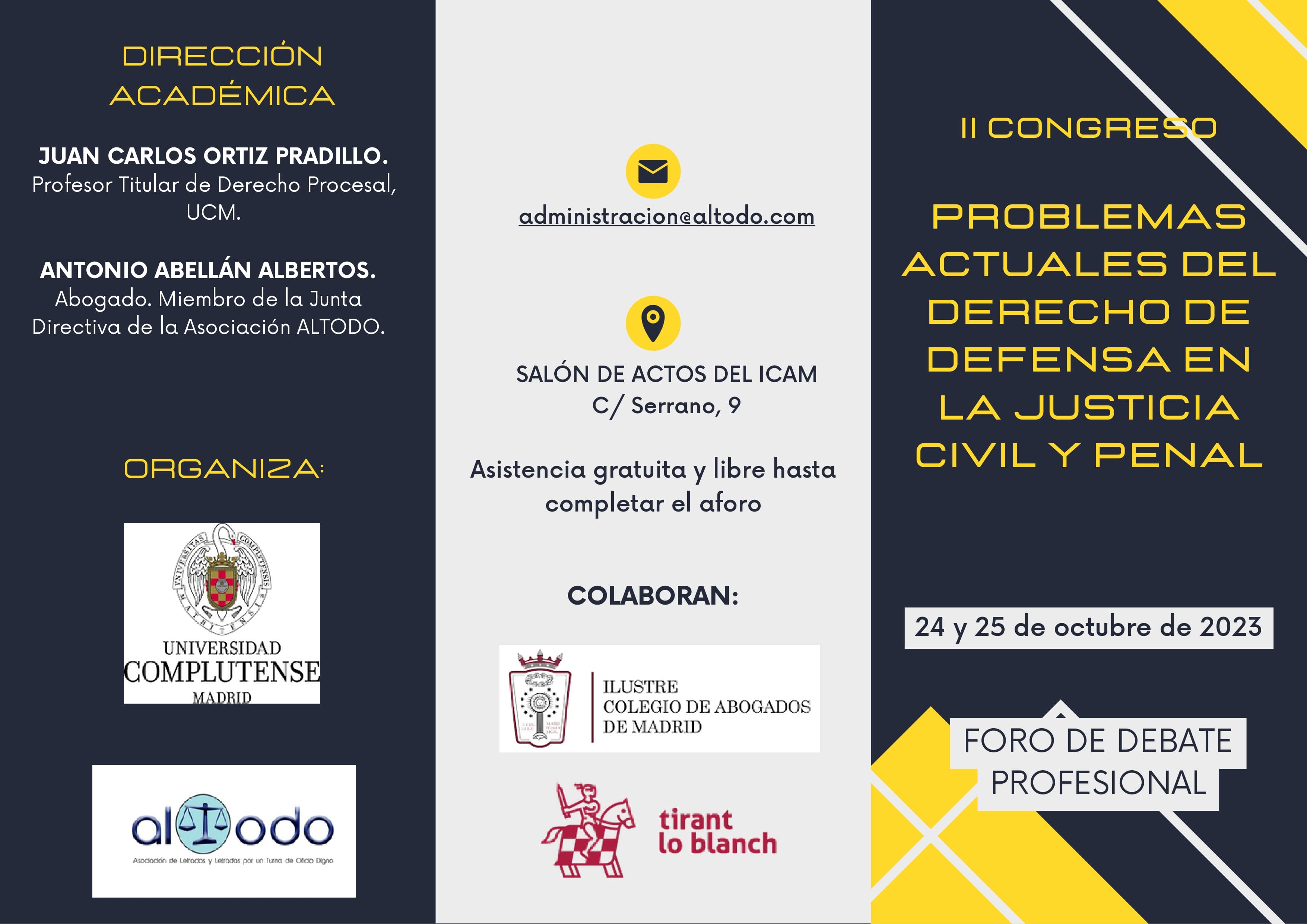 Tríptico Informativo